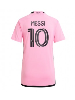 Billige Inter Miami Lionel Messi #10 Hjemmedrakt Dame 2024-25 Kortermet